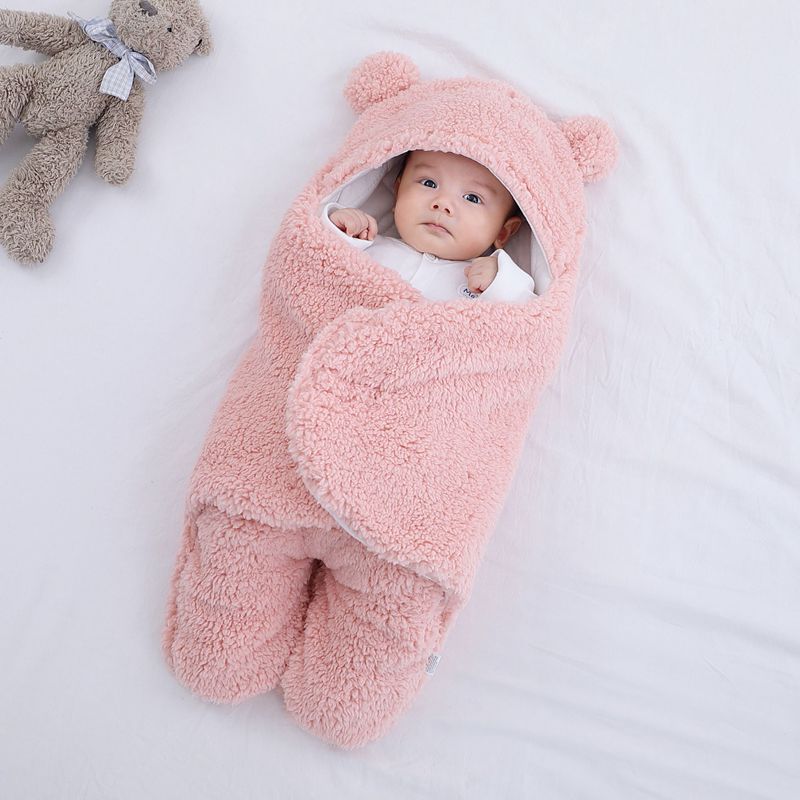 Teddy bear swaddle blanket new arrivals