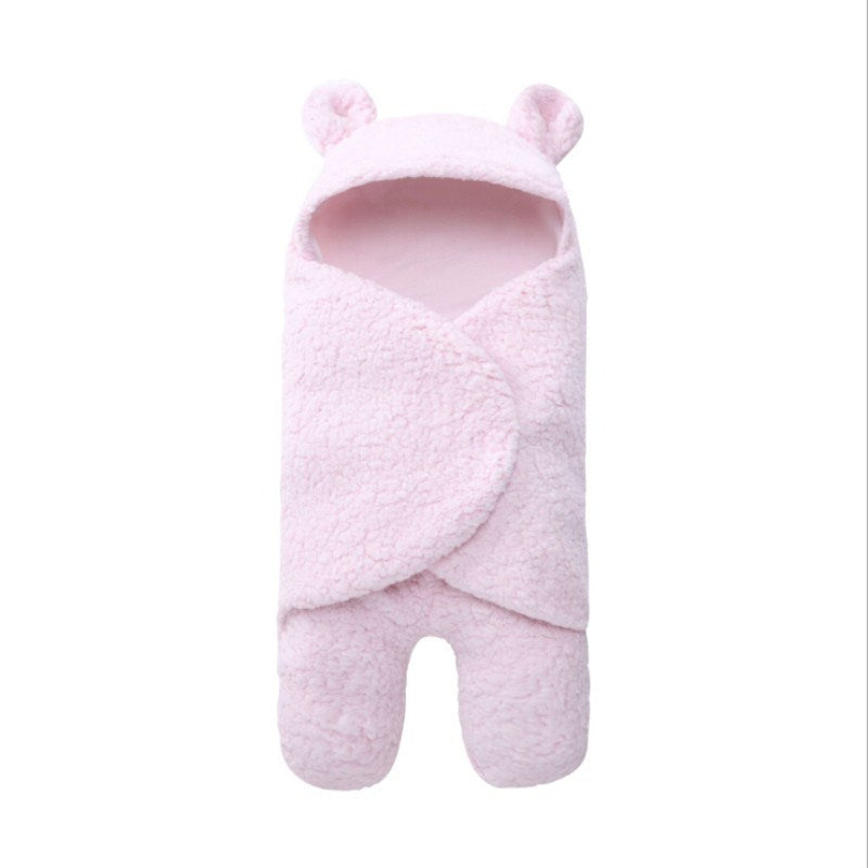 Ultra-Soft Teddy Bear Swaddle Blanket