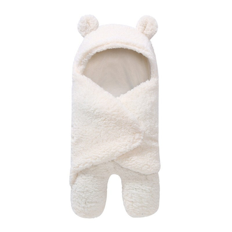 Ultra-Soft Teddy Bear Swaddle Blanket