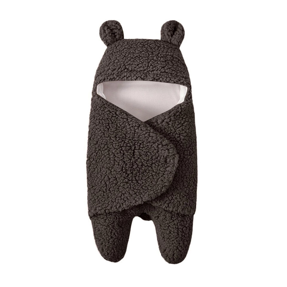 Ultra-Soft Teddy Bear Swaddle Blanket